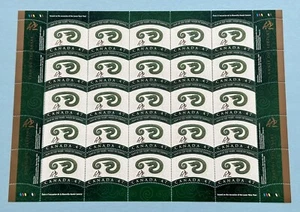 Canada 2001 Zodiac Series Lunar New Year of the Snake Stamps Full Sheet 25v - Picture 1 of 4