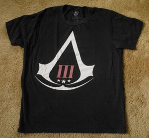 ASSASSIN'S CREED black short sleeve t shirt size L - Picture 1 of 1