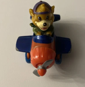 Disney Talespin Kit’s Racing Plane Bear In Die Cast Airplane 1989 McDonald’s - Picture 1 of 3