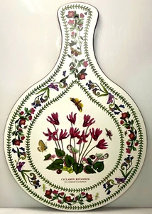 Portmeirion Botanic Garden Round Handled Melamine Cutting Board 11 1/2" x 9 3/4" - Picture 1 of 2