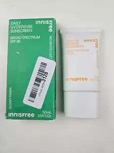 innisfree Daily UV Defense Sunscreen Broad Spectrum SPF 36, Invisible Korean Sun - Picture 1 of 4