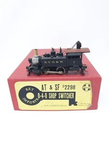 Key Imports AT&SF #2298 Painted NYO&W 0-4-0 Shop Switcher w/Crane HO - Picture 1 of 9