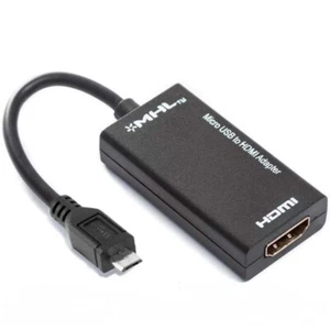 Câble Adaptateur MHL Micro USB vers HDMI HDTV Samsung Sony Huawei Etc - Photo 1 sur 2