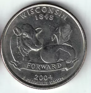 USA - 2004D - Washington ¼ $ - Wisconsin - #19962 - Picture 1 of 2
