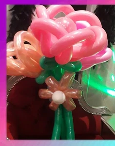 Luftballon Blumenstrauß im Karton - Bild 1 von 6