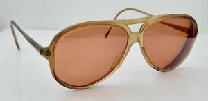 Vintage Monza Indo Brown Pilot Sunglasses Spain FRAMES ONLY - Picture 1 of 6