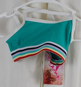 Kanu Surf Girls' Tanya UPF 50+ Beach Sport Athletic Bikini Swimsuit Size 5 - Picture 1 of 3
