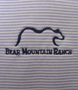adidas Mens S/S "Bear Mountain Golf Resort" (WA) Purple Stretch Polo Shirt-Large - Picture 1 of 3
