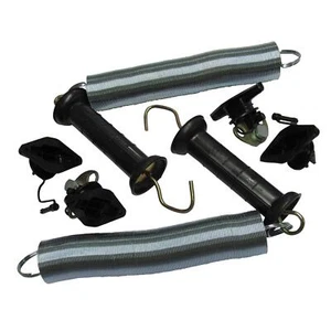 Electric Fencing Spring Gate Kit X2 (Pinlock Insulator Handle Activator Plate) - Picture 1 of 12