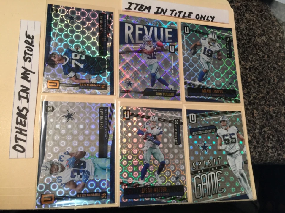 2019 unparalleled groove refractor rc trysten hill cowboys tough pull - Image 1 of 1