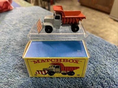 Matchbox Lesney w/ style "D" Box Scammell Mountain Snowplow #16C original 1964 - Image 1 of 4