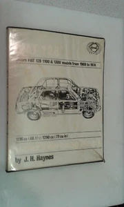 FIAT 128 OWNERS WORKSHOP MANUAL. Faded Hardback C.1970s - Picture 1 of 3