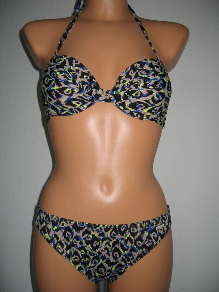 Sunseeker  push-up Bügel Bikini  Gr. 34 Cup B  schwarz    NEU A13-071 - Bild 1 von 1