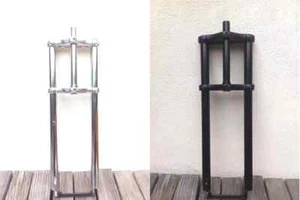 30" LONG FAT Bicycle Triple Fork 1-1/8" Threadless For 29" x 4.0 Wheel BLK or CP - Picture 1 of 5