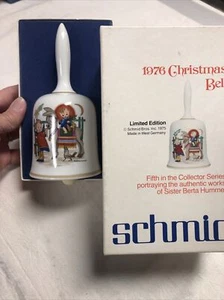 Schmid 1976 Christmas Bell Sister Berta Hummel Ltd Ed 5th in Collector Series - Picture 1 of 9