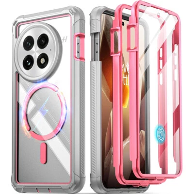 Funda Poética Pantalla Incorporada Antigolpes Para OnePlus 13 / 12 / 10 Pro / 10T Foto 1 de 4