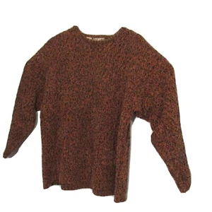 Suéter de otoño Rafaella para mujer L/S naranja/negro, acrílico, pesado, talla: M RN:62018 - Imagen 1 de 8