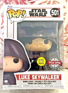 FUNKO POP VINYL STAR WARS THE MANDALORIAN LUKE SKYWALKER #501 SPECIAL EDITION - Picture 1 of 7
