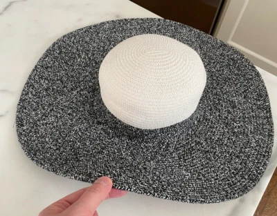 Magid Hats Black & White Floppy Sun Hat UPF 50 NEW 5" Brim NWT - Image 1 of 4