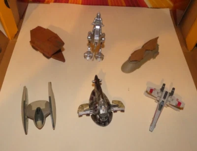 Hasbro Micro Machines Star Wars ЛИТОЙ ЛОТ ИЗ 6 - Изображение 1 из 2