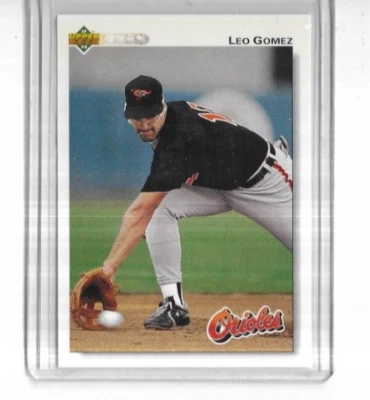 1992 Upper Deck #161 Leo Gomez Baltimore Orioles - Image 1 of 2