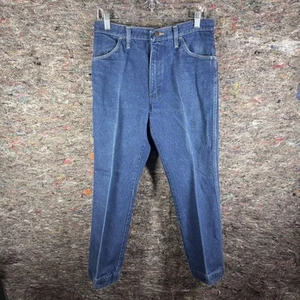 Rustler Jeans Mens 30x28 Blue Denim Regular Fit Five Pocket Straight Leg 87620NV - Picture 1 of 13
