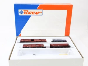 Roco H0 44054 Juego de vagones de pasajeros 4 piezas vagón de mercancías DB / NEM - Imagen 1 de 5