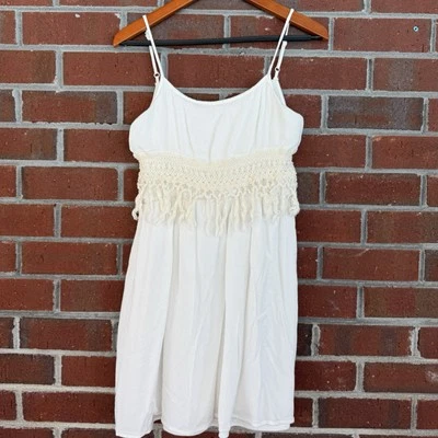 Vestido de Verano Babydoll Color Crema Maurices Talla M Foto 1 de 4