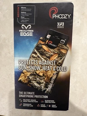 PHOOZY XP3 Thermal Capsule Phone Case Insulated Weatherproof Realtree Edge Med - Image 1 of 2