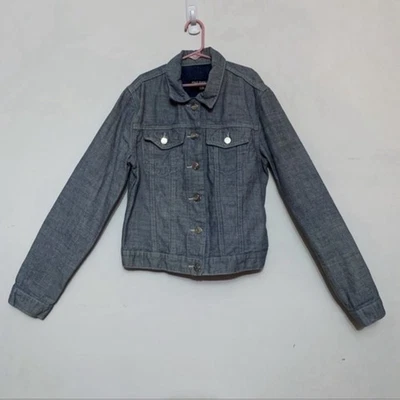 Polo Jeans Co Ralph Lauren Saturday Jacket Youth Medium Denim Blue 100% Cotton - Image 1 of 4