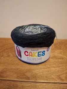 1 x ball Lincraft Cakes Illusion.Shawl Pattern Inside Label. Cotton 150grm Ball - Picture 1 of 9