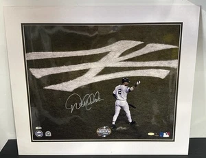 DEREK JETER SIGNED 16x20 PHOTO 2003 WORLD SERIES YANKEES - STEINER MLB COA - Picture 1 of 6