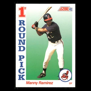 Tarjeta Manny Ramírez Rookie #800 1992 Score 1st Round Draft Pick Cleveland Indians - Imagen 1 de 3