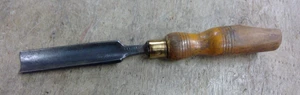 Old Wood carving tools Vintage E. A. Bell & Son 7/8" wood gouge Sheffield - Picture 1 of 12