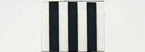 5 Yds. NAVY & WHITE STRIPE COTTON RIBBON 2 1/2" wide - Picture 1 of 1