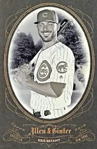Topps Allen & Ginter 2019 gabinete tapa de caja #BL-1 Kris Bryant Cubs - Imagen 1 de 1