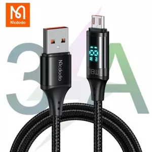 Mcdodo USB Micro 3A Digital Display Cord Fast Charger Cable For Samsung Huawei - Picture 1 of 12