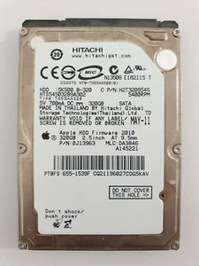 HTS545032B9A302, PN: 0J13963, MLC: DA3846, Hitachi 320Gb 2.5" HDD - Imagen 1 de 2