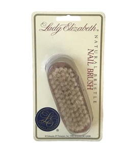 Vintage Lady Elizabeth Natural Bristle Nail Brush Schroeder Tremayne Inc - Picture 1 of 4