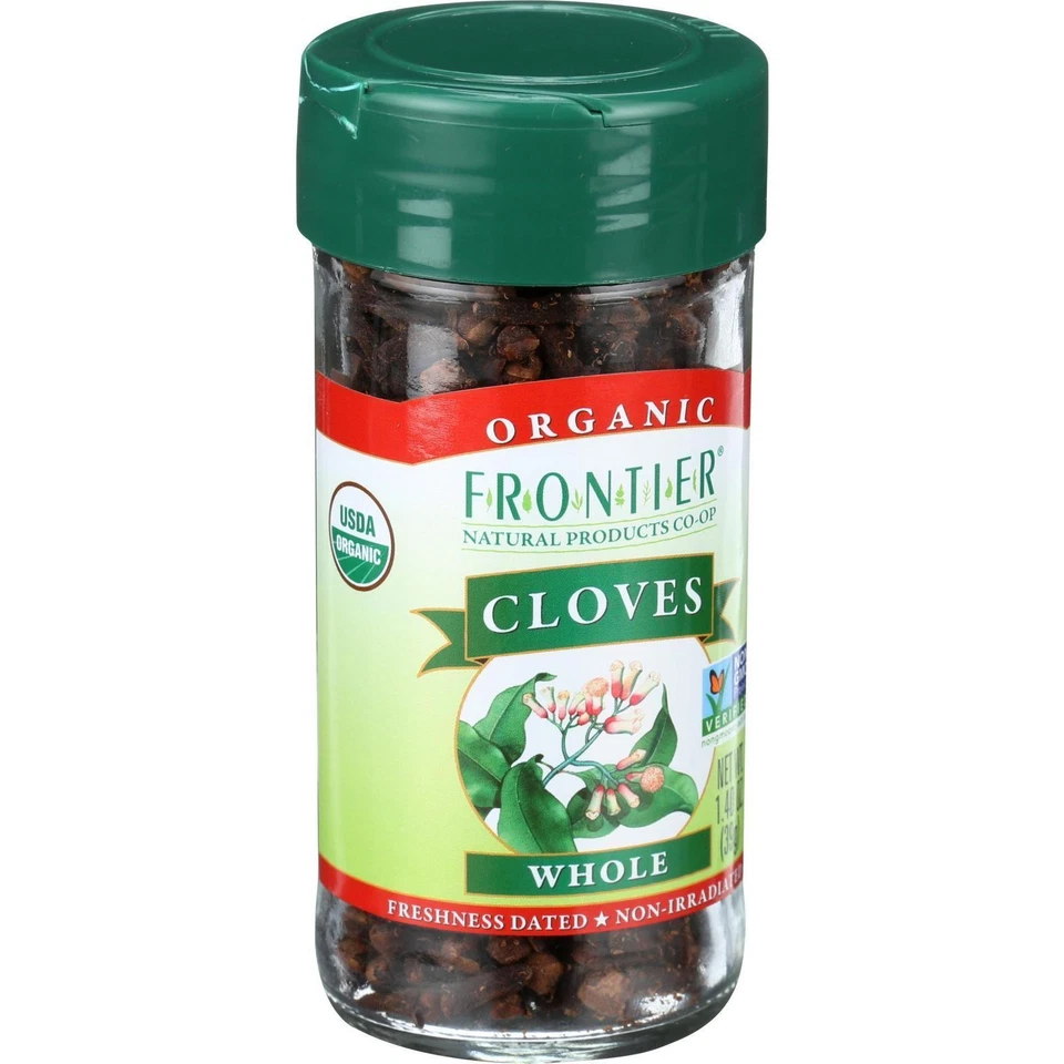 Frontier Herb Cloves Organic Whole 1.40 Oz