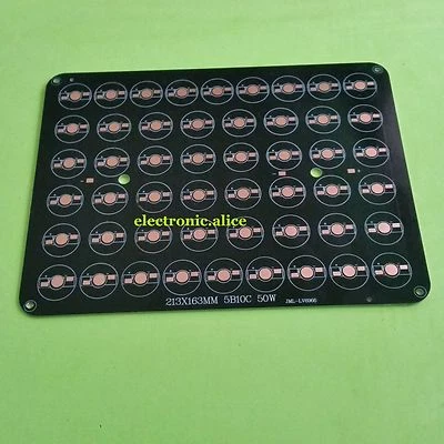 2PCS 50W 213*163mm Aluminium PCB Circuit Board for 1W 3W 5W High Power LED - Image 1 of 3