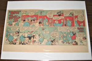 PEPSI and PETE The Pepsi-Cola Cops Comic Strip Newspaper Ad 1945  G - Picture 1 of 1