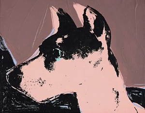 NEW Andy Warhol Cecil the Great Dane, Print, Poster, Canvas, Free Shipping - Picture 1 of 4