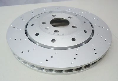 LAMBORGHINI GALLARDO LP560-4 GENUINE REAR BRAKE DISC ROTOR OEM # 420615601C - Image 1 of 4