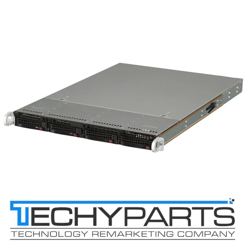 Supermicro CSE-815 X10SLH-N6-ST031 Xeon E3-1271v3 3.6GHz 16GB 6x10Gb LAN Server - Image 1 of 1