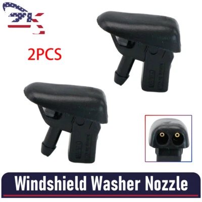 2Pcs For 2010-2013 Ford Transit Connect Windshield Wiper Washer Nozzle Spray Jet - Image 1 of 4