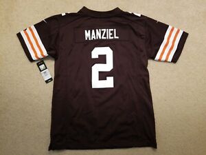 🔥🔥New Nike Johnny Manziel Cleveland Browns Replica Football Jersey Youth L