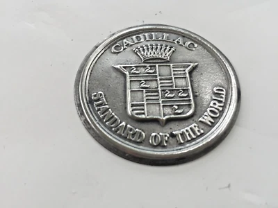 1927 1928 1929 CADILLAC LASALLE TAPACUBOS INSIGNIA EMBLEMA, HERMOSO ORIGINAL OEM GM Foto 1 de 4