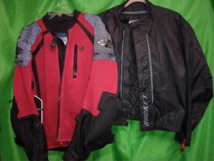 Joe Rocket Phoenix Red Motorcycle Jacket W Insulated & Water Proof Liners Large - Picture 1 of 24