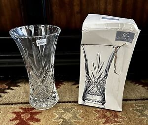 Mikasa Celebrations Adelaide Collection Giftware Flower Crystal Vase 11 3/4" 